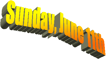 Sunday, June 11th
